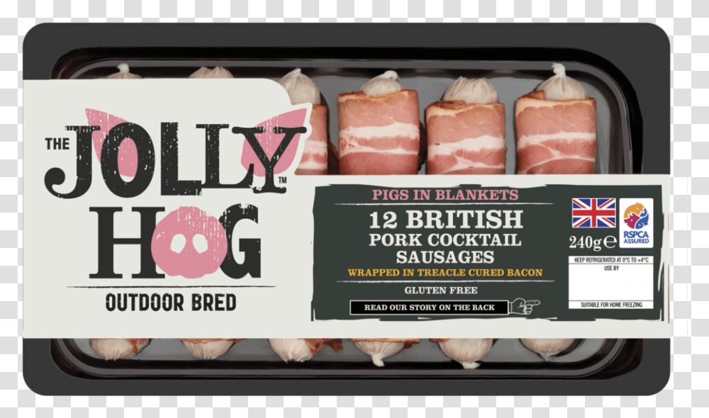 Pibs Jolly Hog Pigs In Blankets, Pork, Food, Ice Cream, Dessert Transparent Png