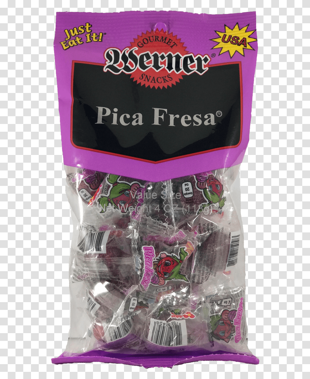Pica Fresa 4oz Bag 6ct CaseClass Candy, Apparel, Food, Poster Transparent Png