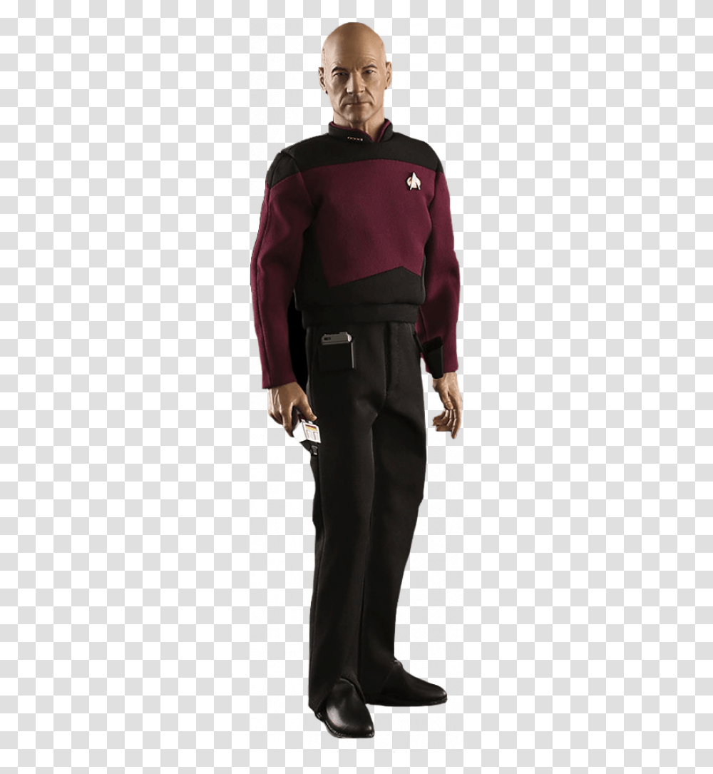 Picard Full Body, Pants, Person, Sleeve Transparent Png