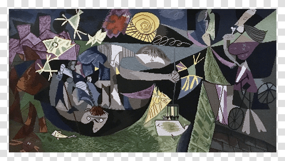 Picasso Night Fishing At Antibes Prints, Rug, Mural Transparent Png