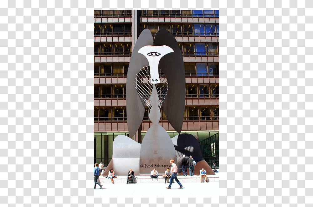 Picasso Sculpture Chicago Daley Plaza, Person, Interior Design, Building, Architecture Transparent Png
