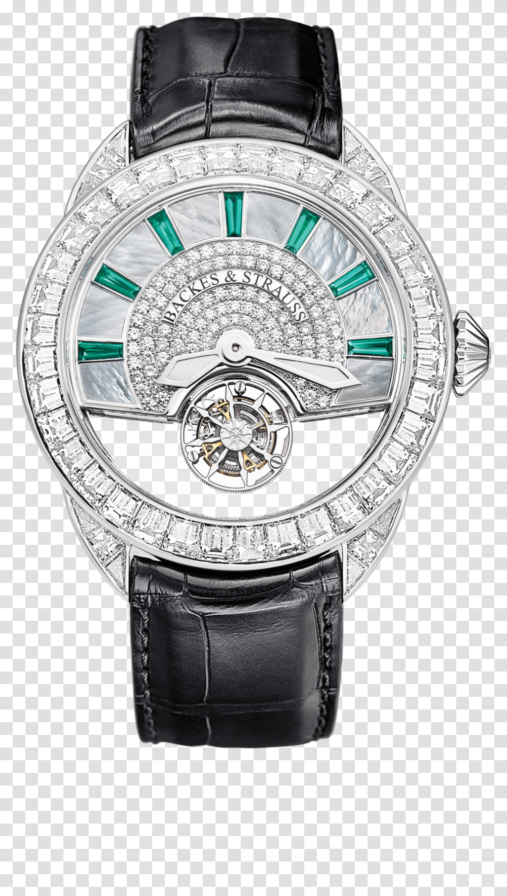 Piccadilly 45 King Tourbillon Iconic Diamond Encrusted Tourbillon, Wristwatch, Logo, Trademark Transparent Png