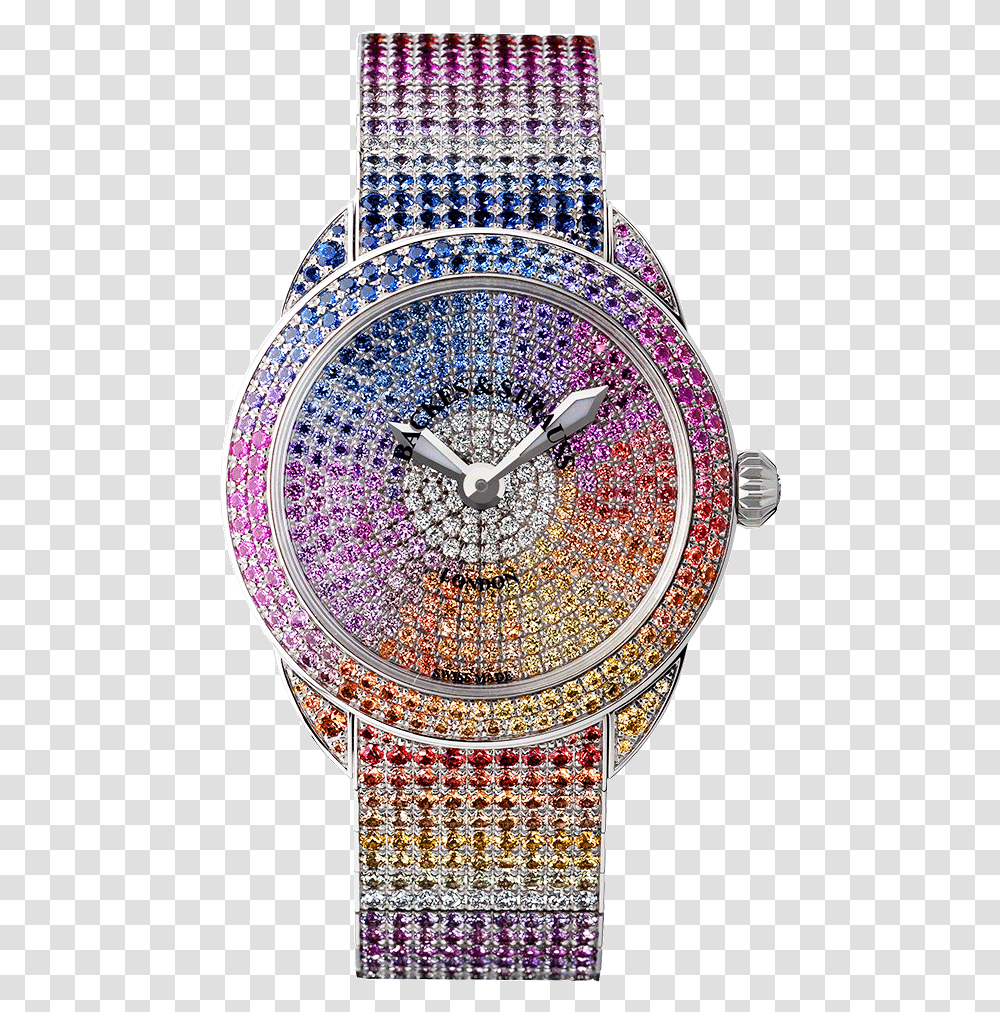 Piccadilly Renaissance Ballerina Rainbow 33 Luxury, Wristwatch, Analog Clock Transparent Png