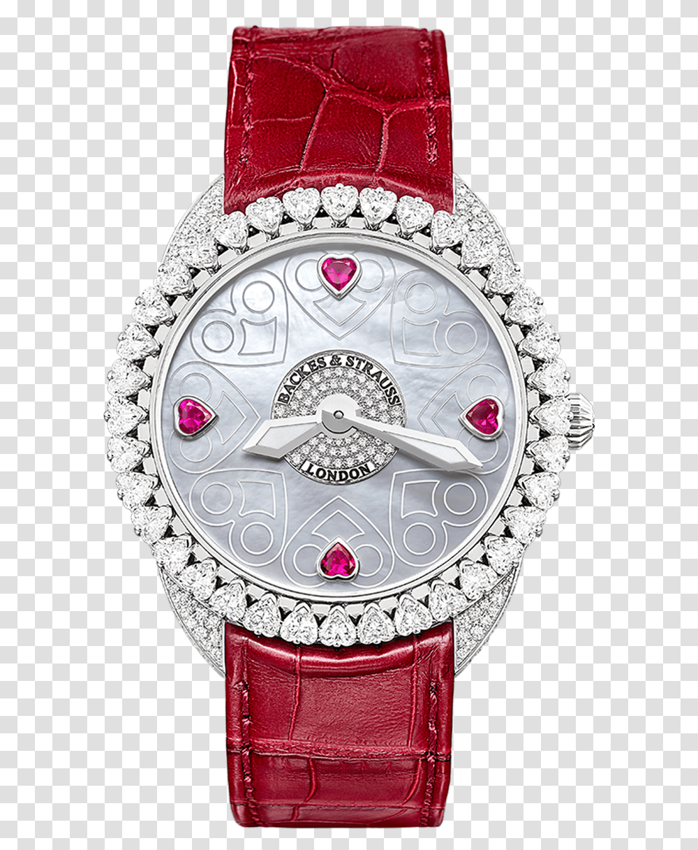 Piccadilly Renaissance Diamond Heart Watch, Wristwatch, Brooch, Jewelry, Accessories Transparent Png