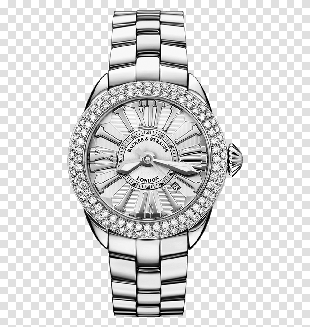 Piccadilly Steel 40 Sp Diamond Set Case Watch Gold Rolex With Diamond Bezel, Wristwatch, Clock Tower, Architecture, Building Transparent Png