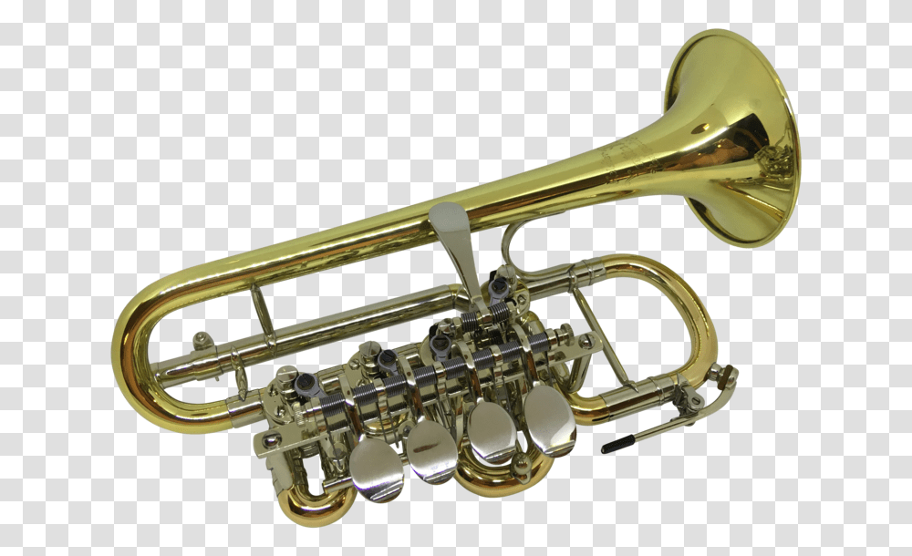 Piccolo Instrument Trumpet, Horn, Brass Section, Musical Instrument, Cornet Transparent Png