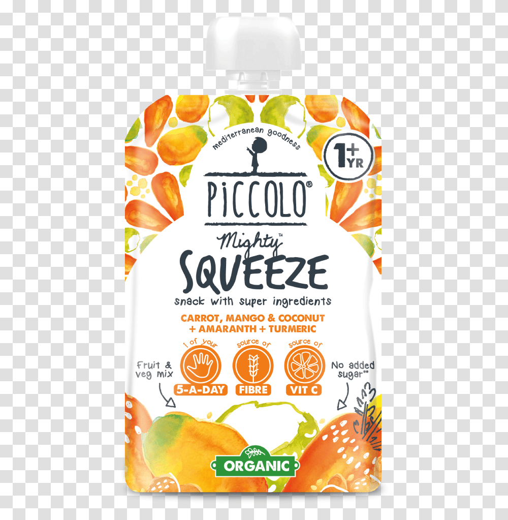 Piccolo Mighty And Organic, Poster, Advertisement, Flyer, Paper Transparent Png