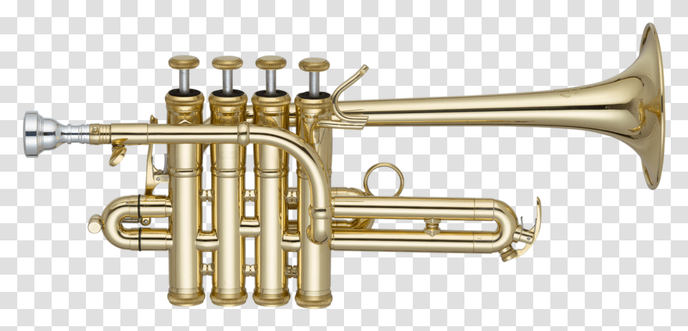 Piccolo Trumpet, Horn, Brass Section, Musical Instrument, Cornet Transparent Png