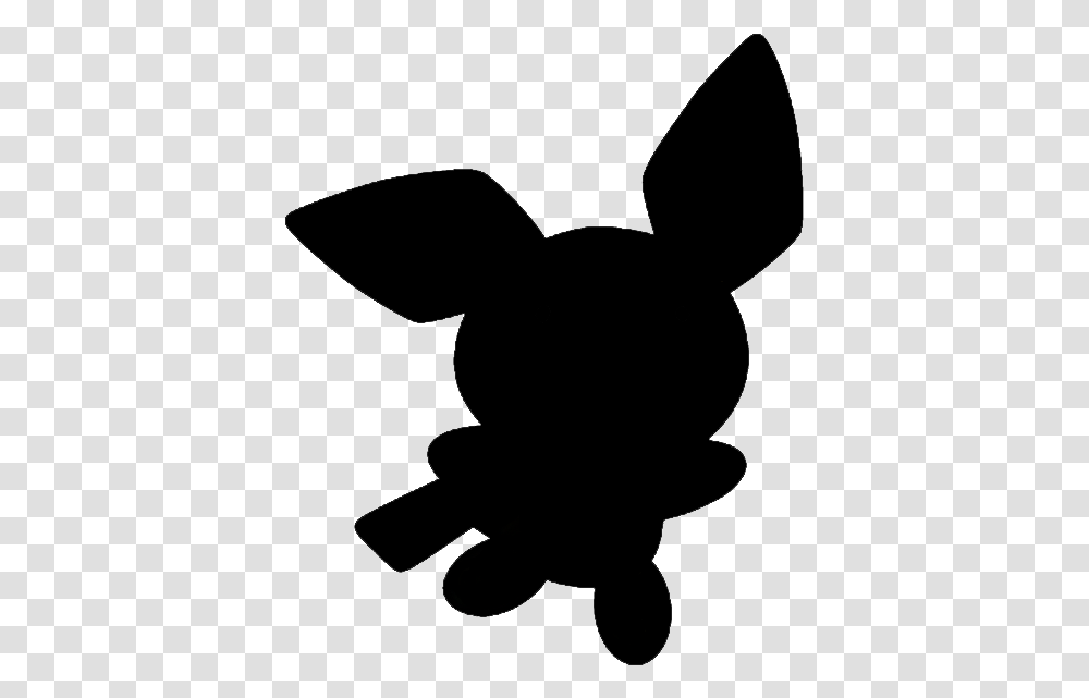Pichu, Silhouette, Animal, Outdoors Transparent Png