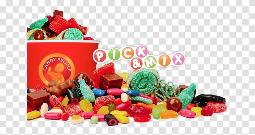 Pick And Mix Candy Candy People, Food, Sweets, Confectionery, Birthday Cake Transparent Png