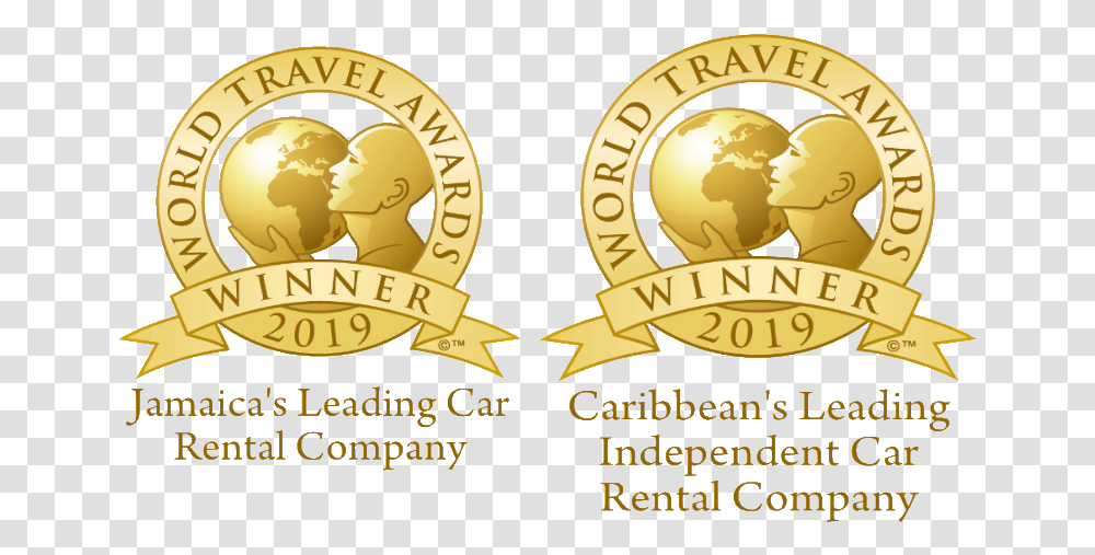 Pick Up Location World Travel Award Logo 2019, Trademark, Gold, Badge Transparent Png