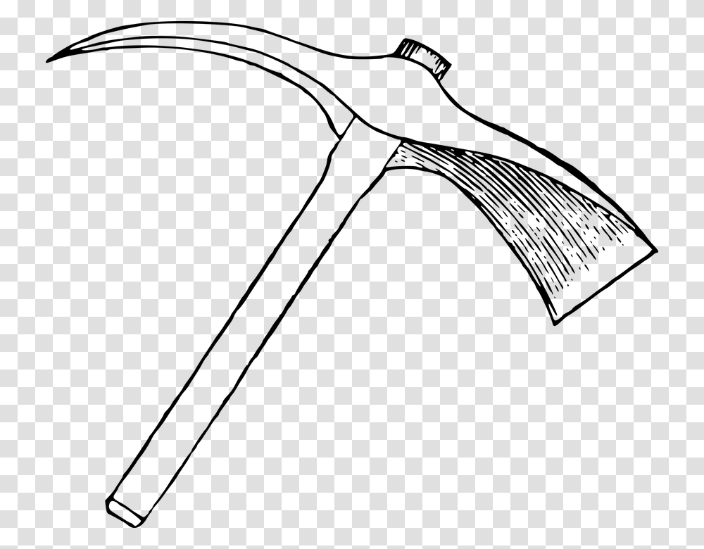 Pickaxe Clipart Black And White, Gray, World Of Warcraft Transparent Png