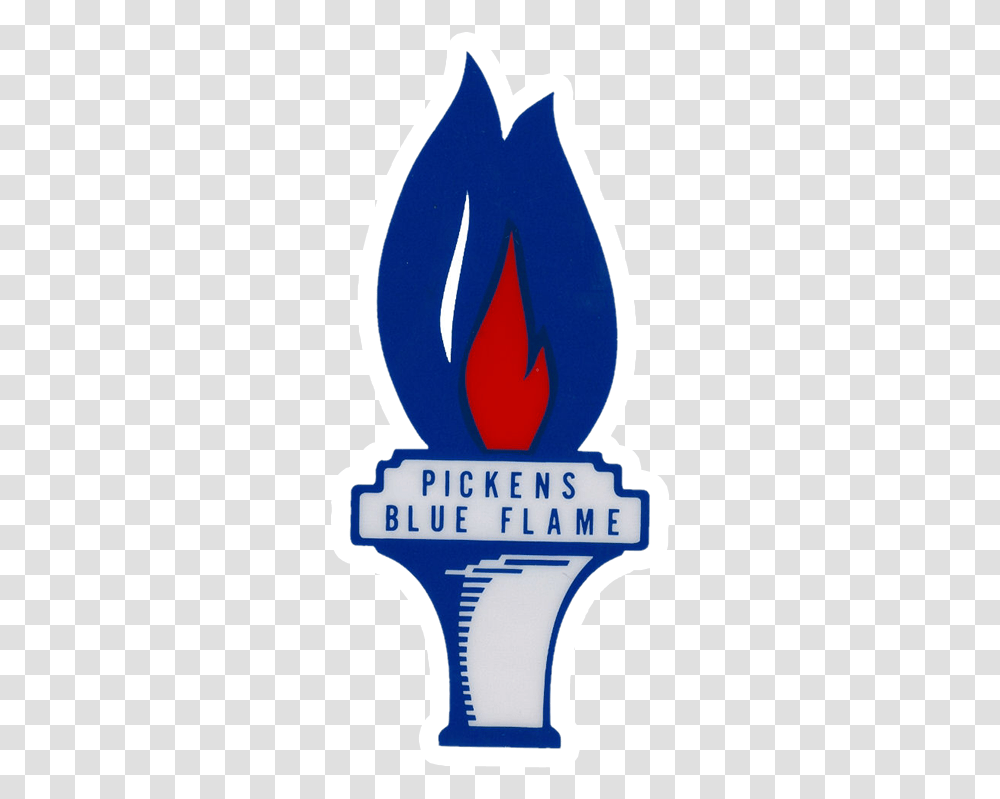 Pickens Blue Flame, Logo, Label Transparent Png