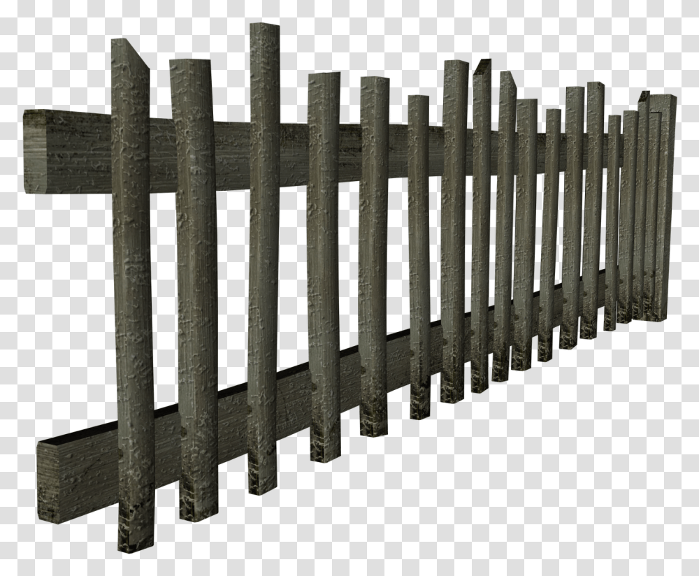 Picket Fence Clip Art, Gate Transparent Png