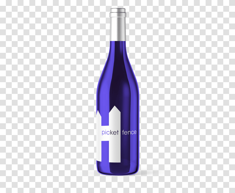 Picket Fence Glass Bottle, Beverage, Drink, Alcohol, Wine Transparent Png