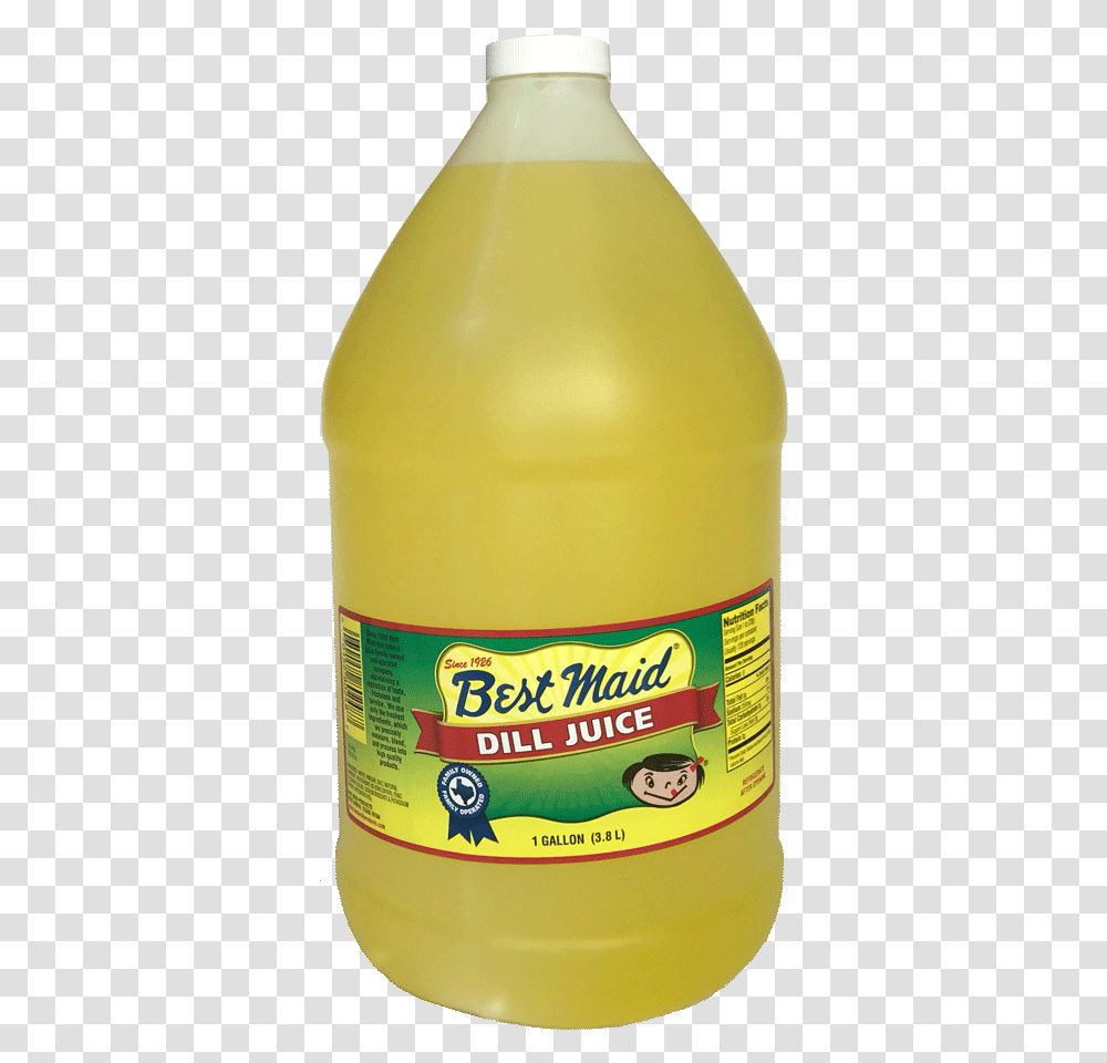 Pickle Juice Gallon Jug Best Maid Pickles, Food, Mayonnaise, Milk, Beverage Transparent Png