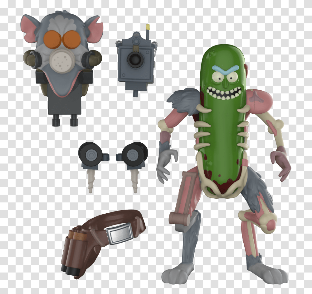 Pickle Rick Action Figure, Toy, Person, People, Animal Transparent Png