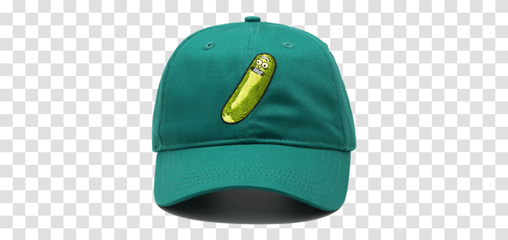 Pickle Rick Cap Green Baseball Cap, Clothing, Apparel, Hat Transparent Png