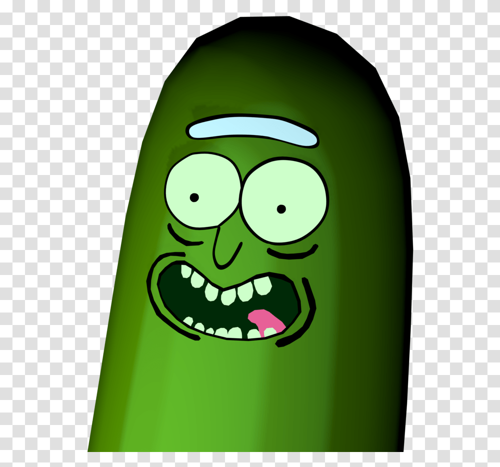 Pickle Rick, Green, Bottle, Plant, Food Transparent Png