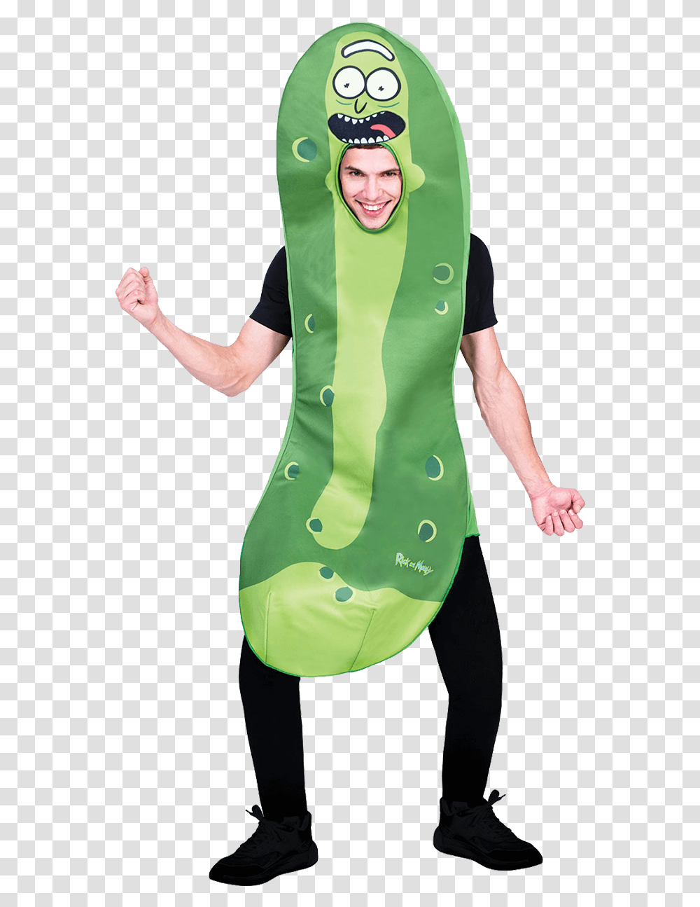 Pickle Rick Novelty Costume Pickle Rick Costume, Person, Human, Clothing, Apparel Transparent Png