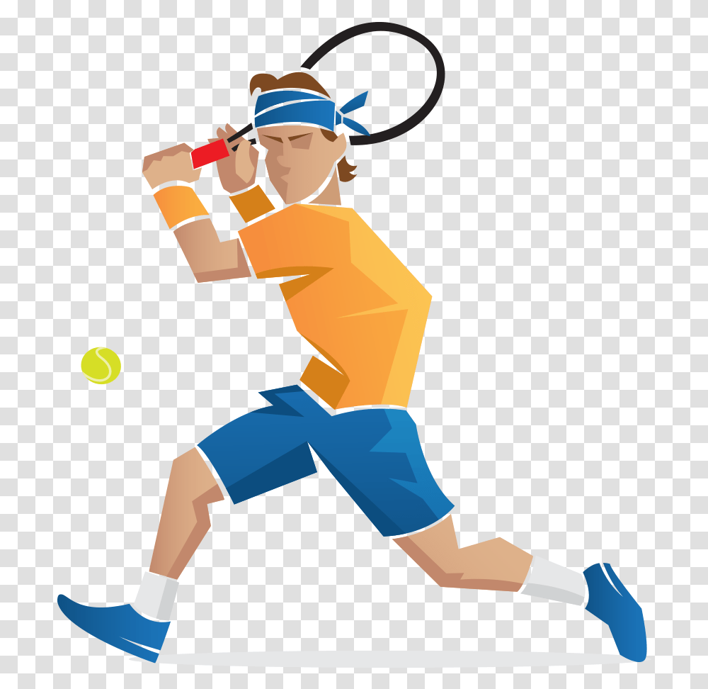 Pickleball Clipart Tennis Player Vector, Person, Human, Juggling, Sport Transparent Png