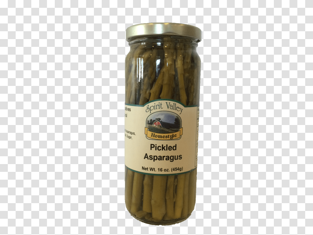 Pickled Cucumber Asparagus, Relish, Food, Shaker, Bottle Transparent Png