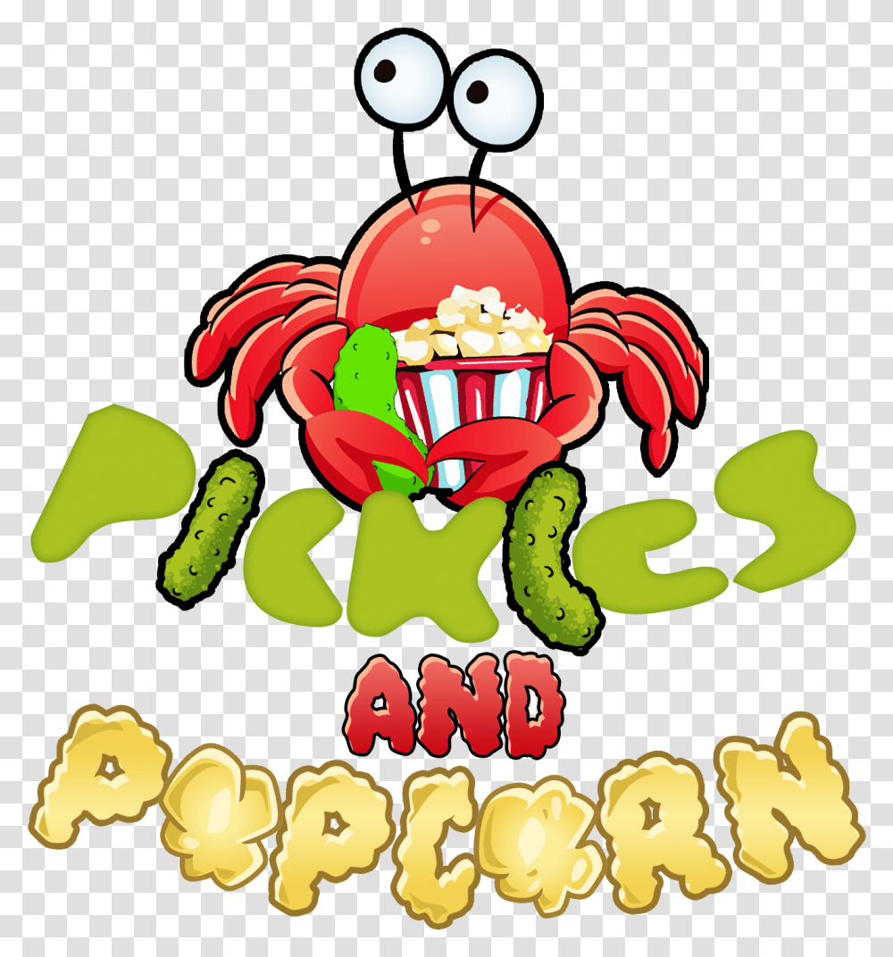 Pickles And Popcorn Popcorn And Pickle Clipart, Sea Life, Animal Transparent Png