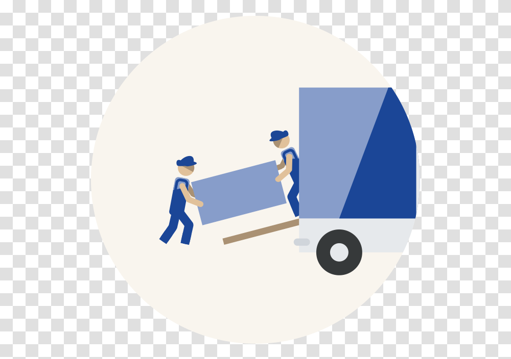 Pickup Delivery Porter Run Tradesman, Person, Balloon, Symbol, Vehicle Transparent Png