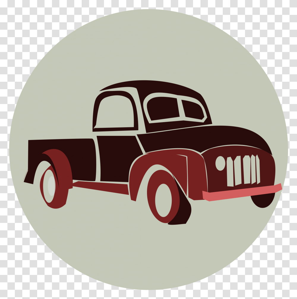 Pickup Truck Car Clip Art Vintage Retro Download Clip Art, Vehicle, Transportation, Poster, Advertisement Transparent Png