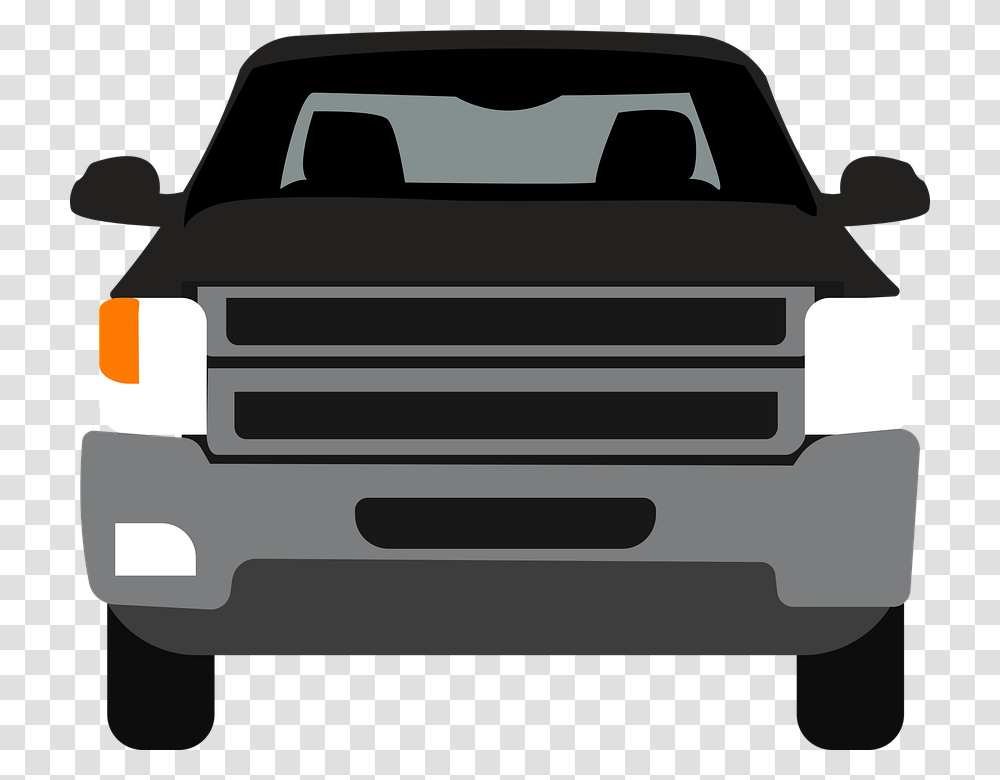 Pickup Truck Clipart 25 Buy Clip Art Silueta De Camioneta, Bumper, Vehicle, Transportation, Gun Transparent Png