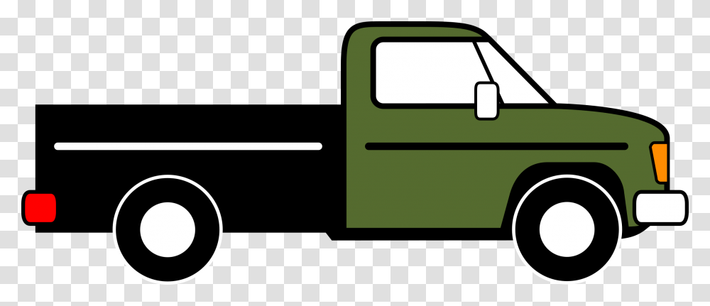 Pickup Truck Free Truck Clipart Image Clip Art Of Truck Pick Up Truck Clip Art, Vehicle, Transportation, Caravan Transparent Png