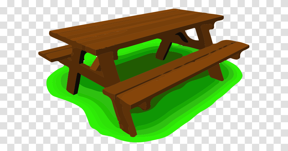 Picnic Area On Site Mesa Picnic Animada, Furniture, Bench, Table, Tabletop Transparent Png
