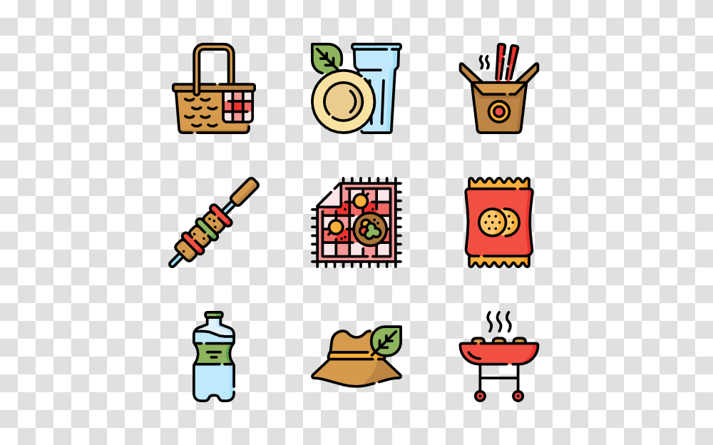 Picnic Basket Icons, Label, Bird Transparent Png