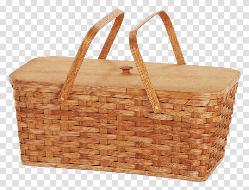 Picnic Basket With Two Handles Basket, Rug, Shopping Basket Transparent Png