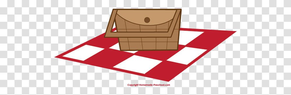 Picnic Clipart Cute, Rug, Wood, Basket, Cardboard Transparent Png