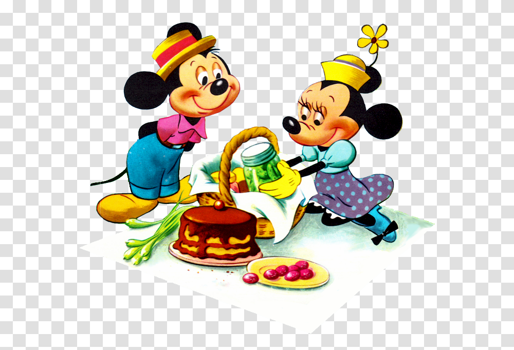 Picnic Clipart Mickey Mouse, Burger, Food, Birthday Cake, Dessert Transparent Png