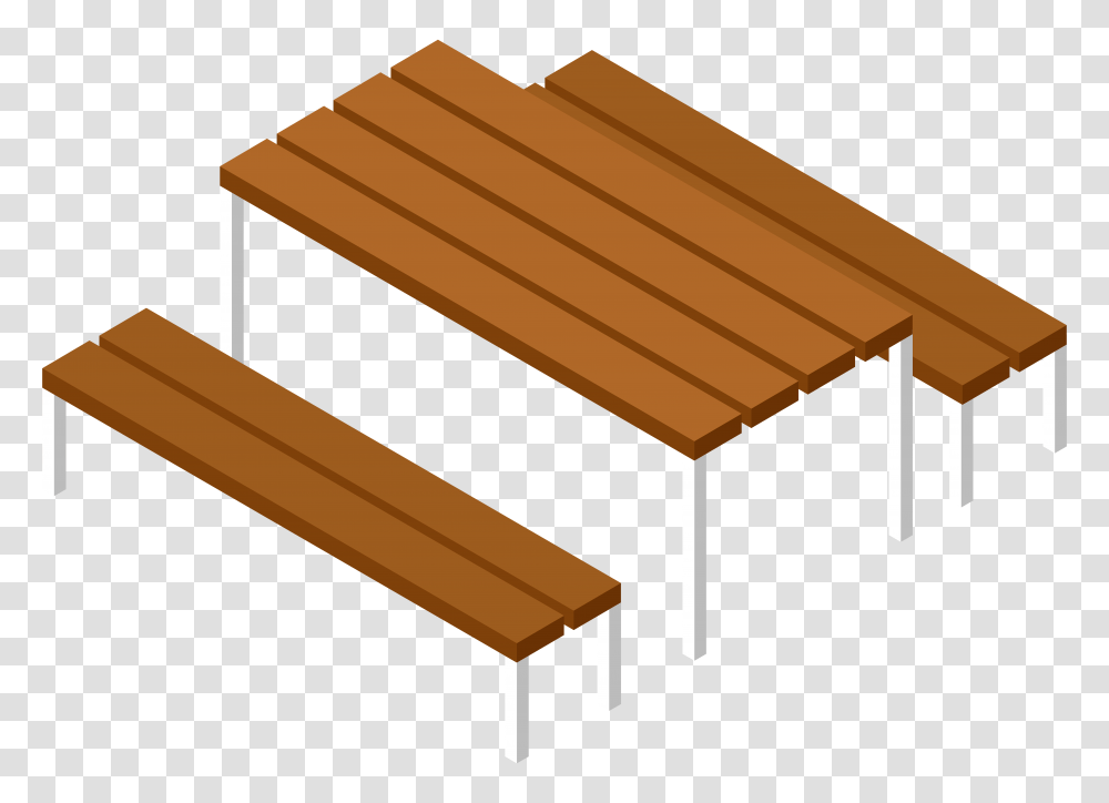 Picnic Table And Bench Clip Art Gallery, Wood, Furniture, Plywood, Tabletop Transparent Png