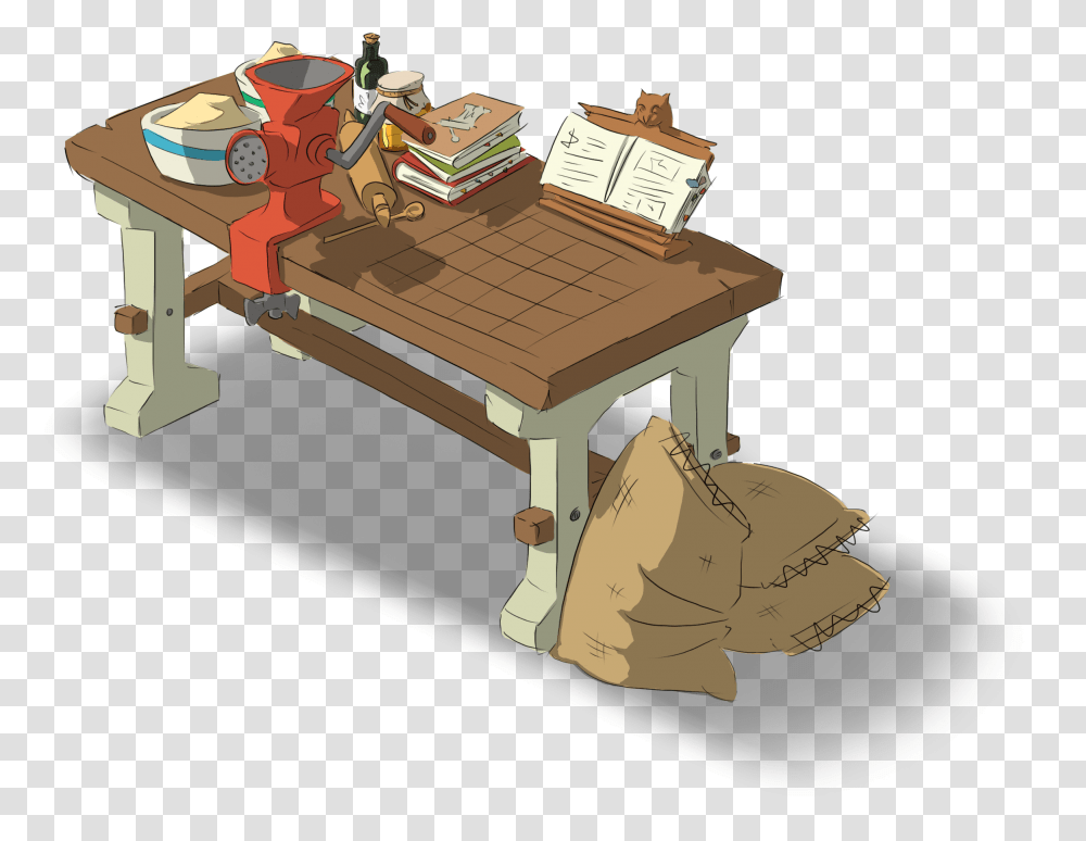 Picnic Table, Furniture, Tabletop, Bulldozer, Tractor Transparent Png