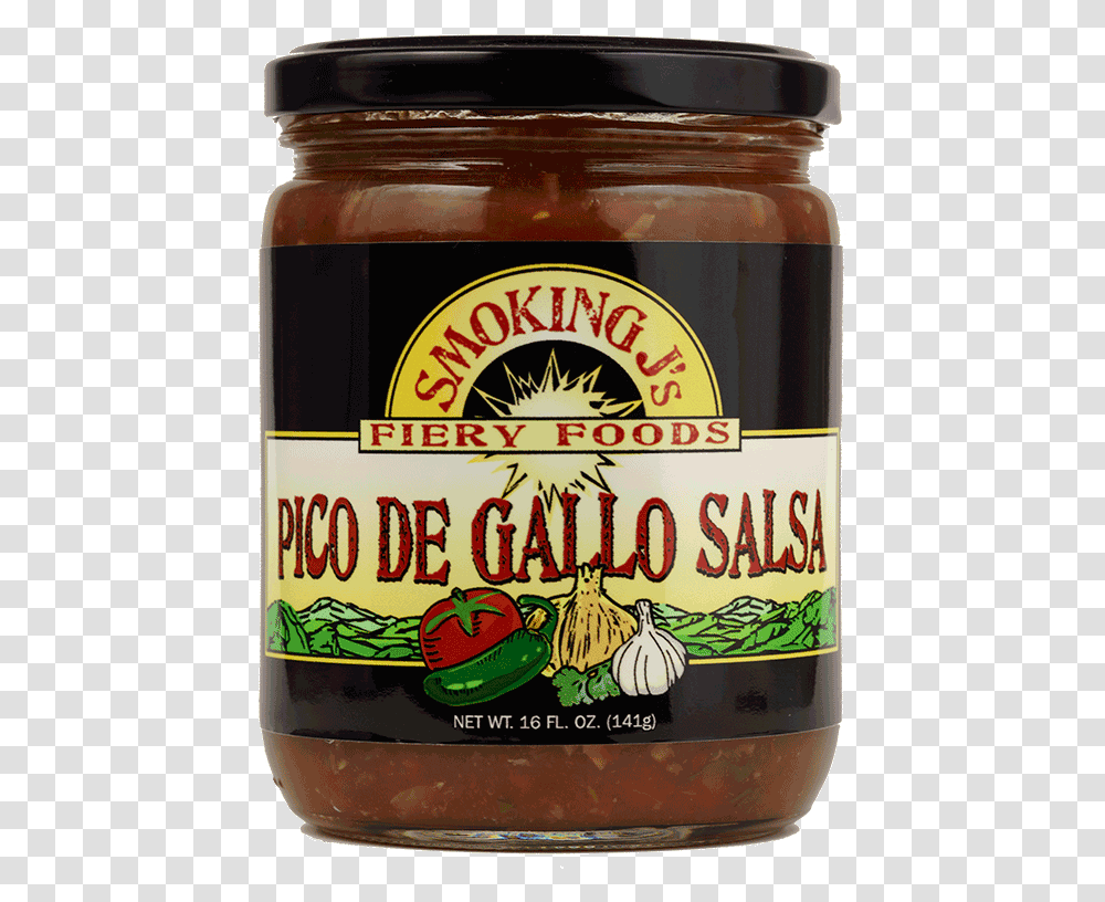 Pico De Gallo Salsa Pico De Gallo Sauce, Label, Food, Beer Transparent Png