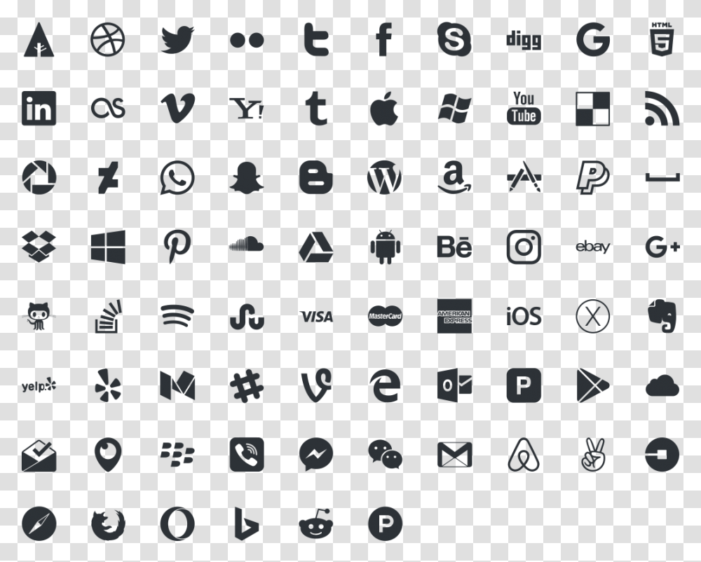 Picons Social Full Preview Vector Business Card Icons, Computer Keyboard, Computer Hardware, Electronics, Number Transparent Png