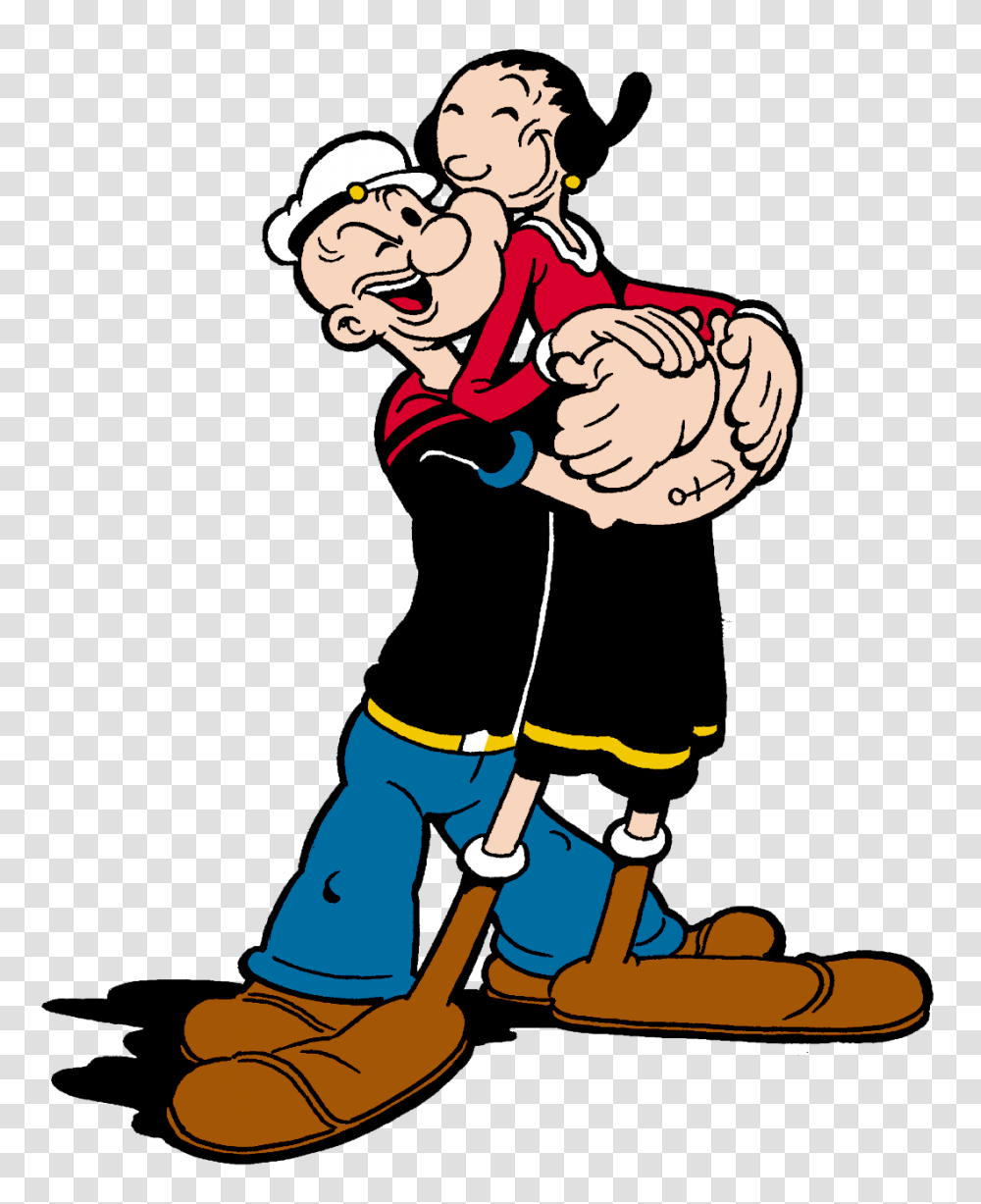 Pics Popeye And Olive I Pad Tablet Mobile Backgrounds Free Image Person Human Kneeling Hand Transparent Png Pngset Com