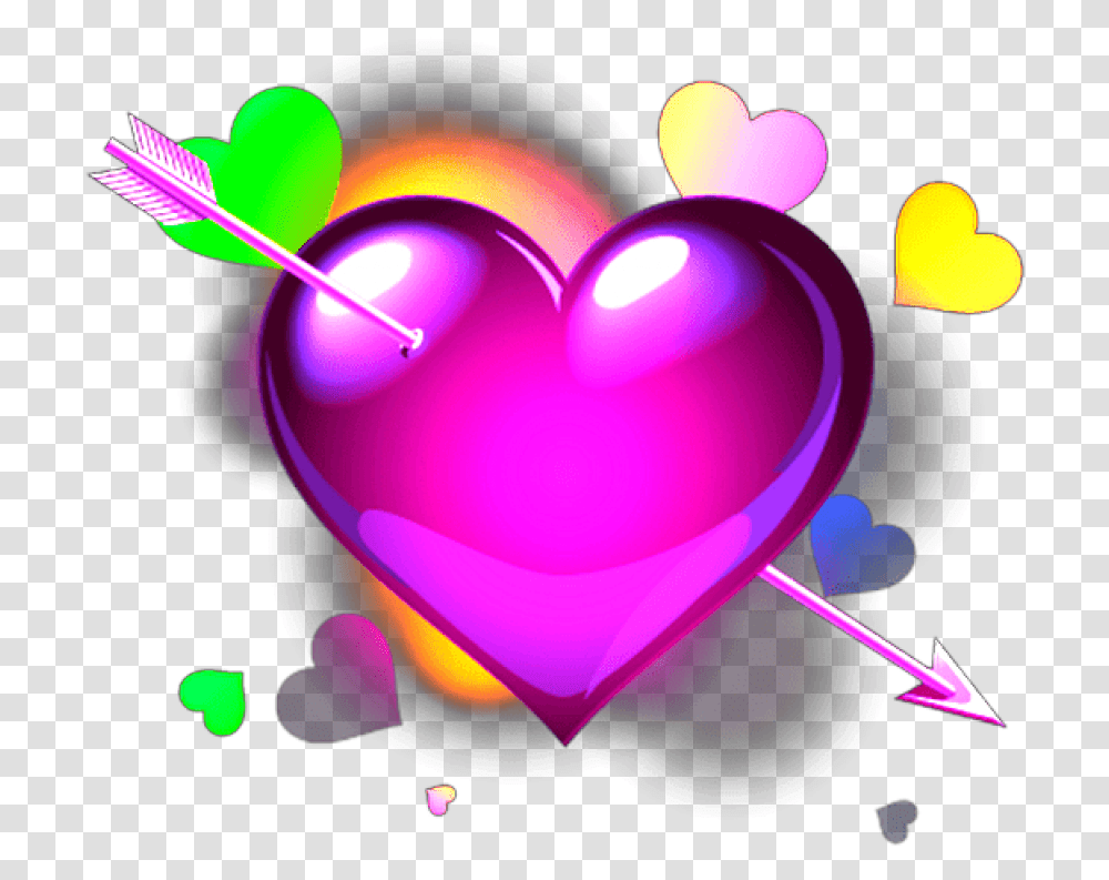 Picsart Love Sticker, Light, Heart, Neon Transparent Png