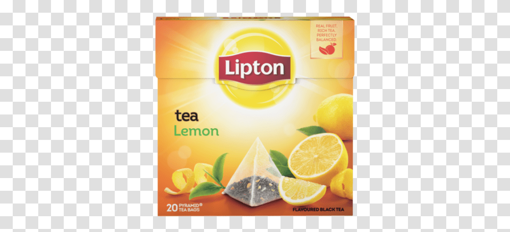 Picture 1 Of Lipton Lemon Tea Bags, Plant, Lemonade, Beverage, Drink Transparent Png