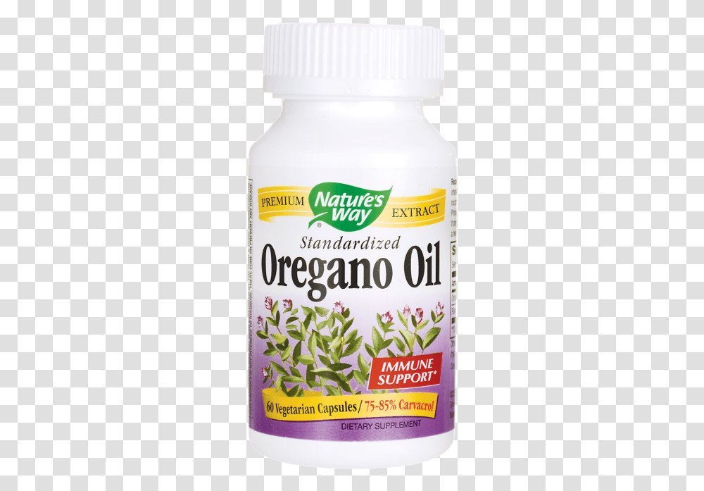 Picture 1 Of Nature's Way Oregano Oil, Plant, Astragalus, Flower, Jar Transparent Png