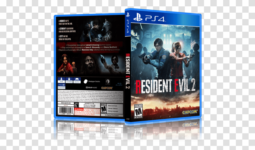 Picture 1 Of Resident Evil 2 Xbox One Usa, Person, Poster, Advertisement, Paper Transparent Png