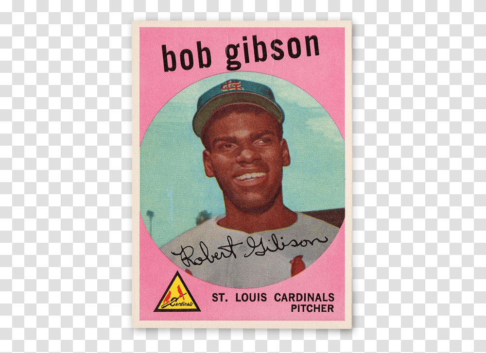 Picture 1959 Topps Baseball Card, Person, Human, Poster, Advertisement Transparent Png