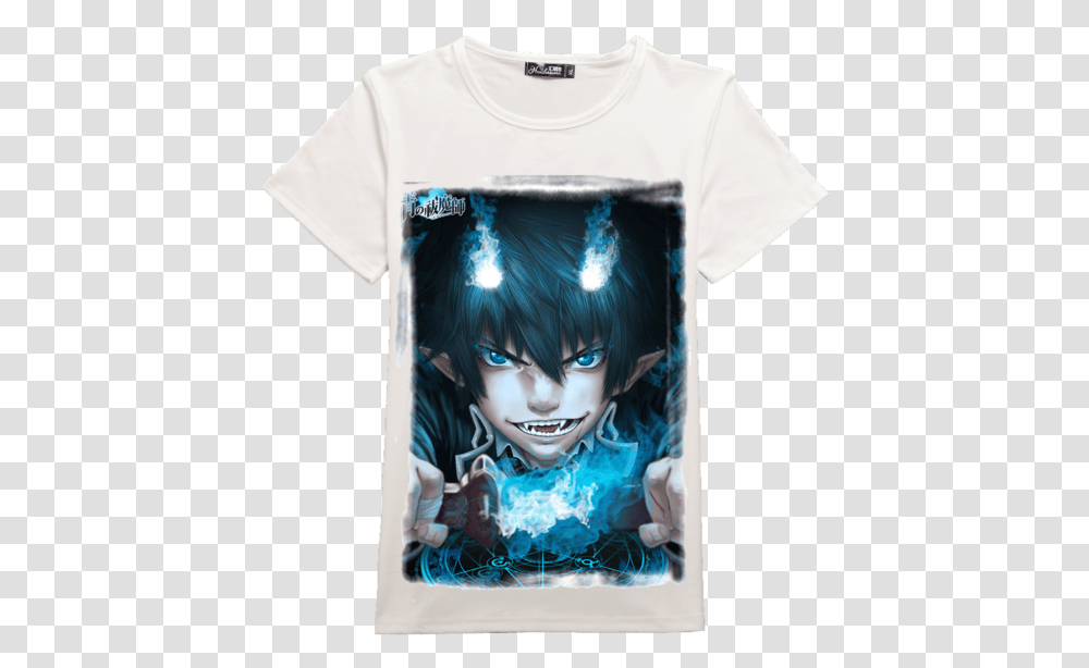 Picture 2 Of Blue Exorcist Badass, Apparel, T-Shirt, Person Transparent Png