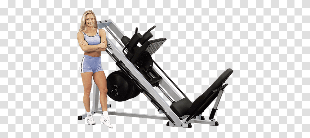 Picture 2 Of Body Solid Leg Press, Person, Human, Fitness, Working Out Transparent Png