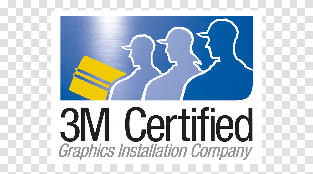 Picture 3m Certified Graphics Installation Company Logo, Label, Crowd, Audience Transparent Png