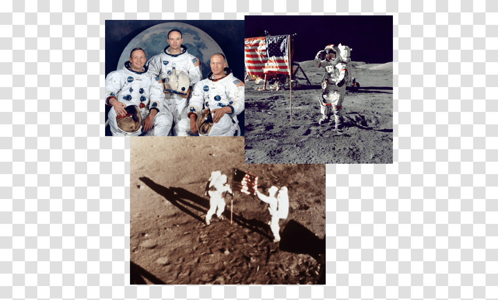 Picture Americans Land On The Moon, Person, Human, Astronaut Transparent Png